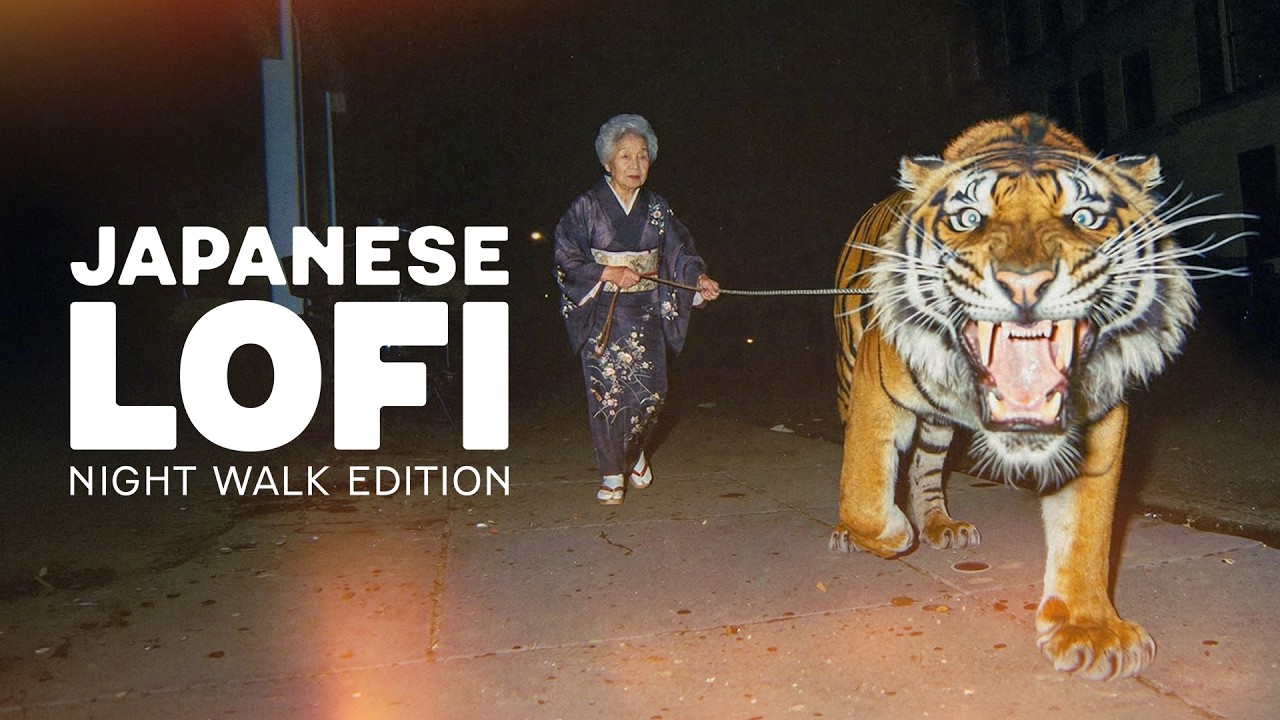 Japanese LoFi | Night Walk Edition 🌙 - 2 Hours