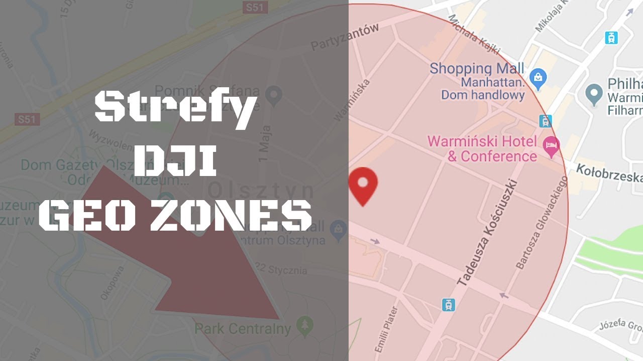 Strefy DJI GEO ZONES