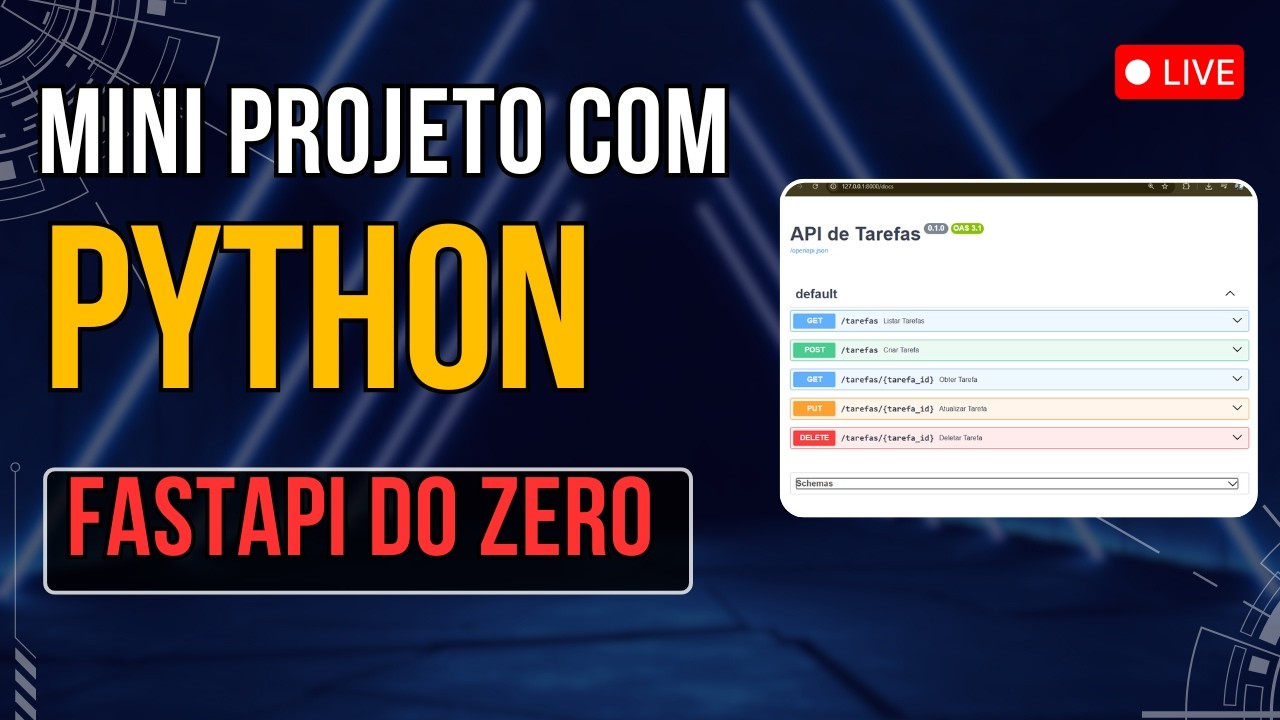 FastAPI do ZERO: Criando uma API REST com CRUD Completo (Python para Iniciantes)