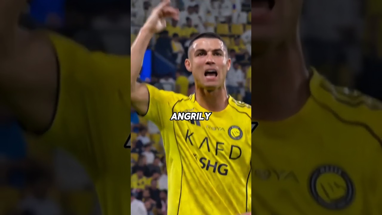 Messi Got Nervous&hellip; Then Cristiano Ronaldo Did THIS 😱 (650KG Lift!) #ronaldo #shorts