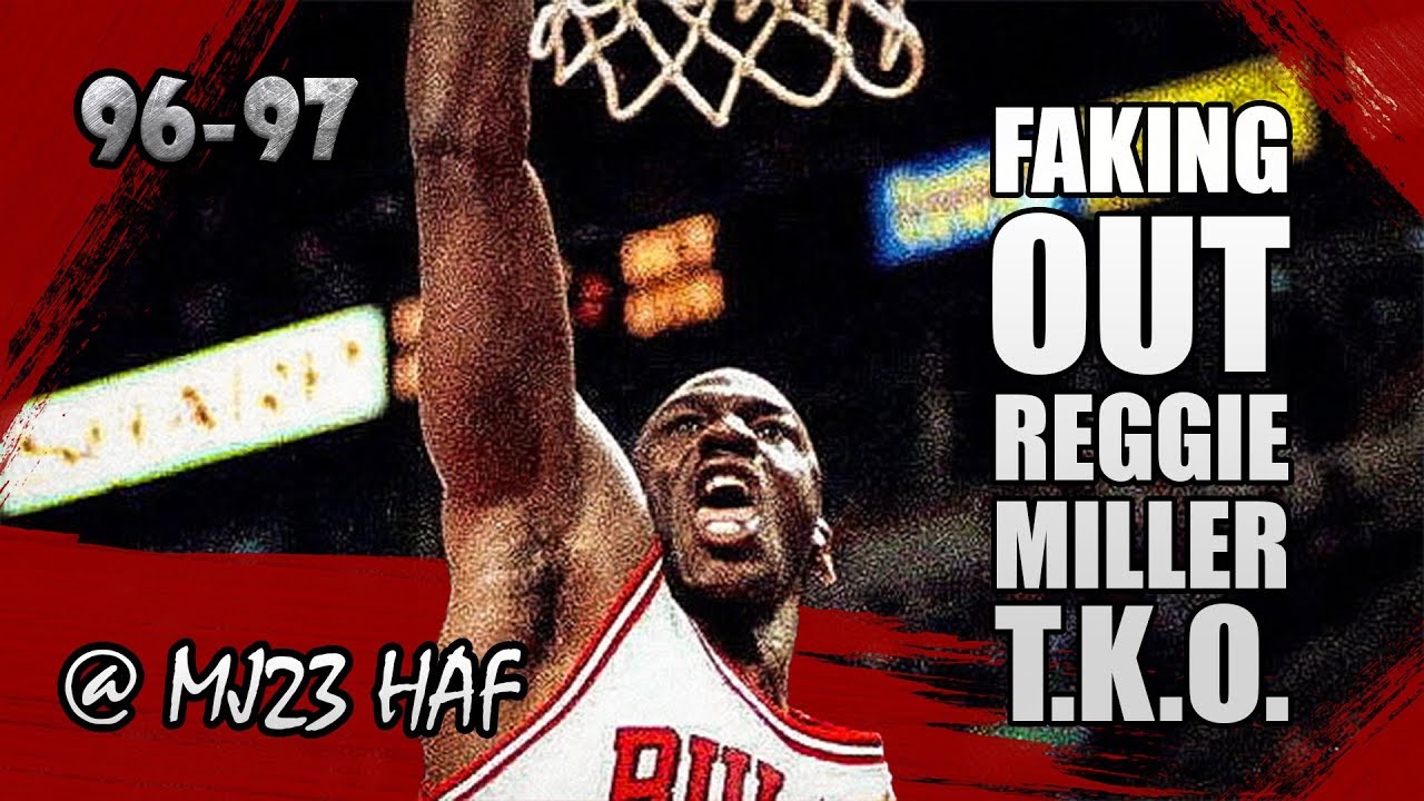 Michael Jordan Highlights vs Pacers (1997.03.07) - 38pts, Faking the HELL out of REGGIE MILLER!