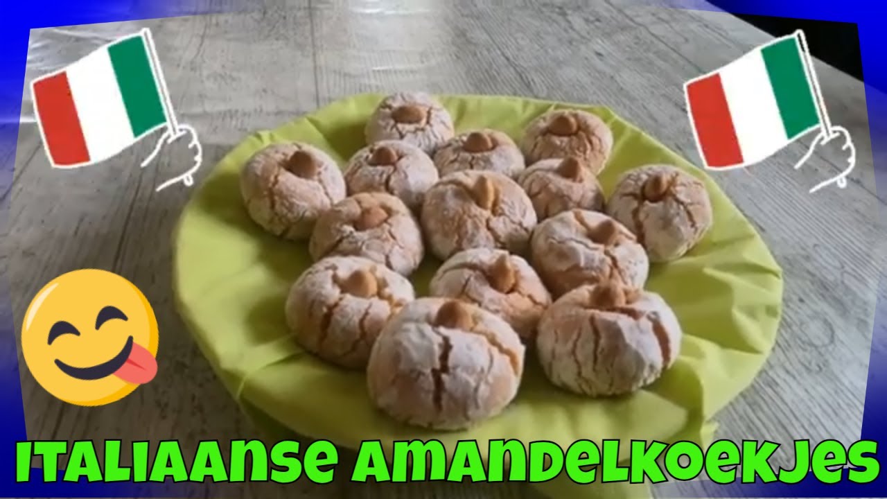 Italiaanse amandelkoekjes #amaretti