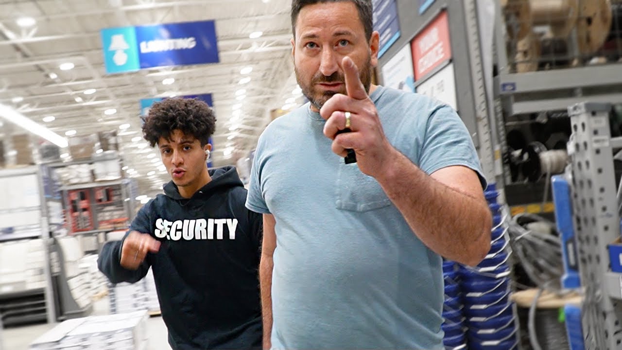 Fake Security Guard Prank! (Attacked)