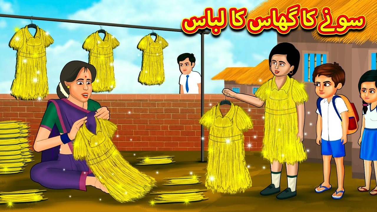 سونے کا گھاس کا لباس | Urdu Stories | اردو میں کہانی | Stories in Urdu | Urdu Kahaniya