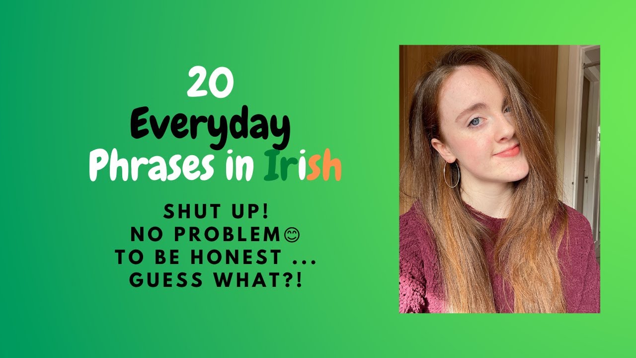 20 ПОВСЕДНЕВНЫХ ФРАЗ НА ИРЛАНДСКОМ ЯЗЫКЕ! 🗣🇮🇪 ИЗ ИРЛАНДСКОГО ЯЗЫКА