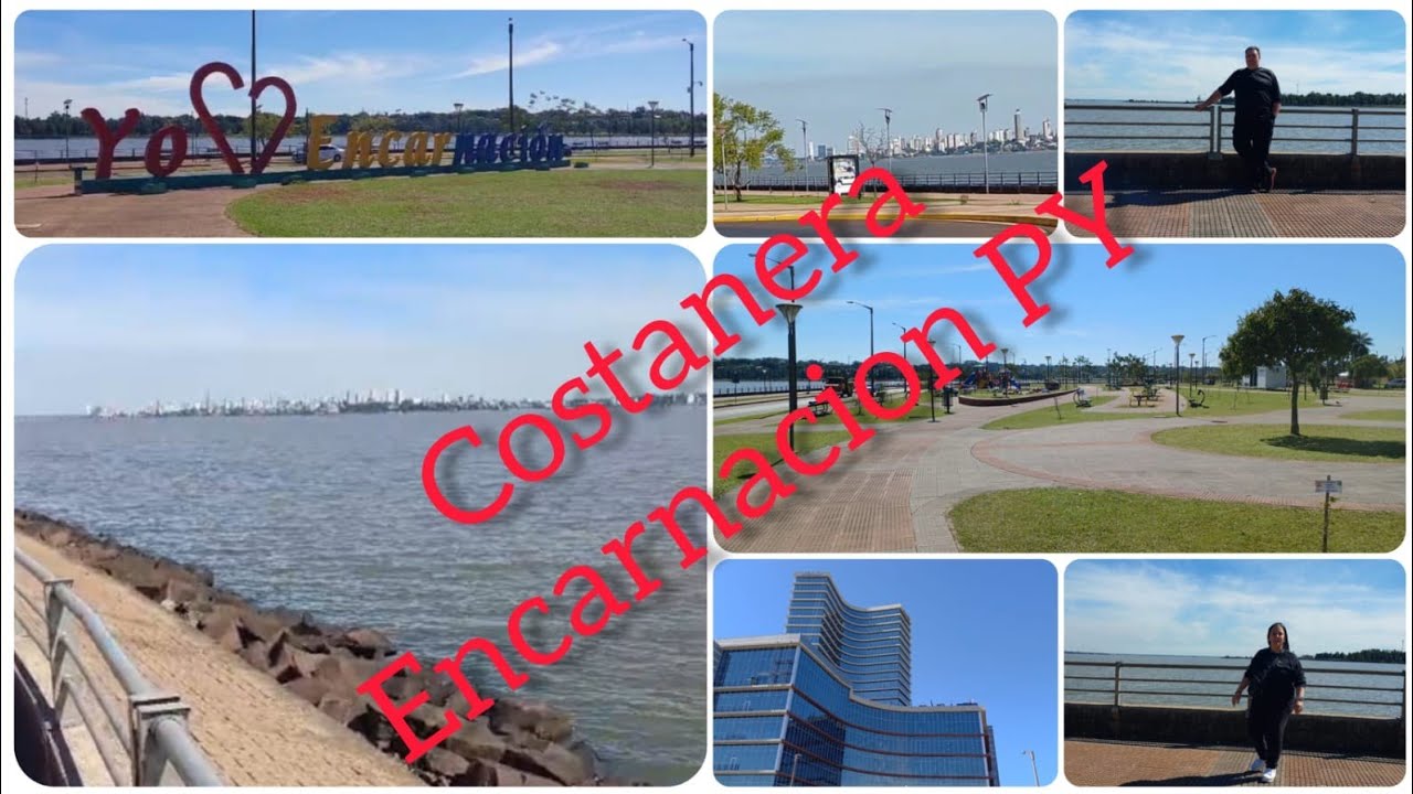 Costanera de Encarnación Paraguai  agosto/25