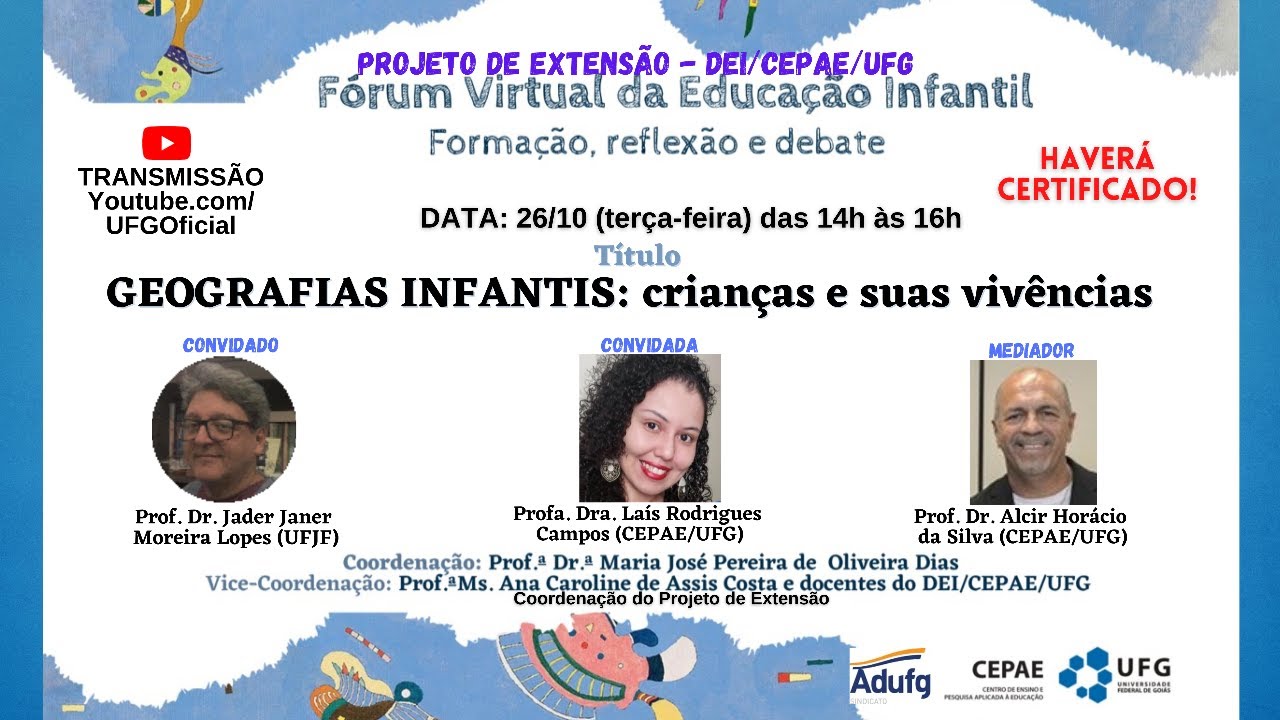 GEOGRAFIAS INFANTIS: crianças e suas vivências