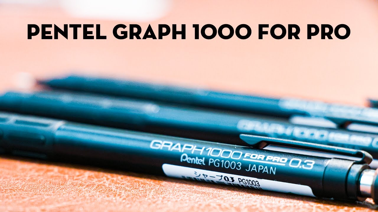 [ REVIEW ] Pentel GRAPH 1000 FOR PRO