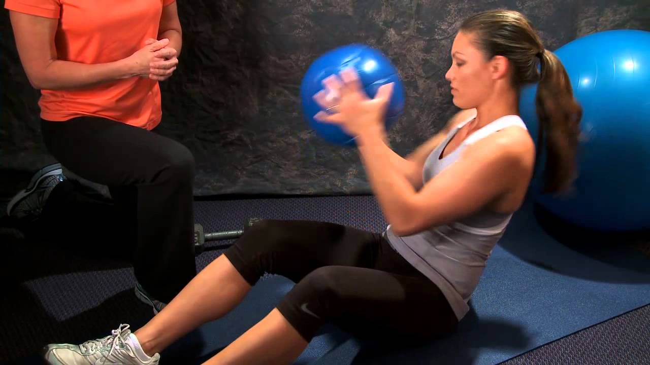 Russian Twists with Medicine Ball