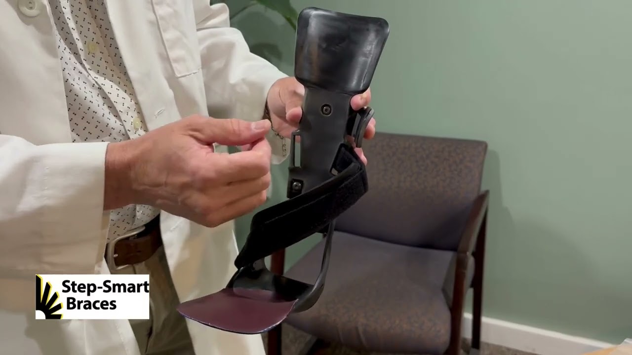The Step-Smart Pro Drop Foot Brace/AFO is uniquely designed for comfort and function