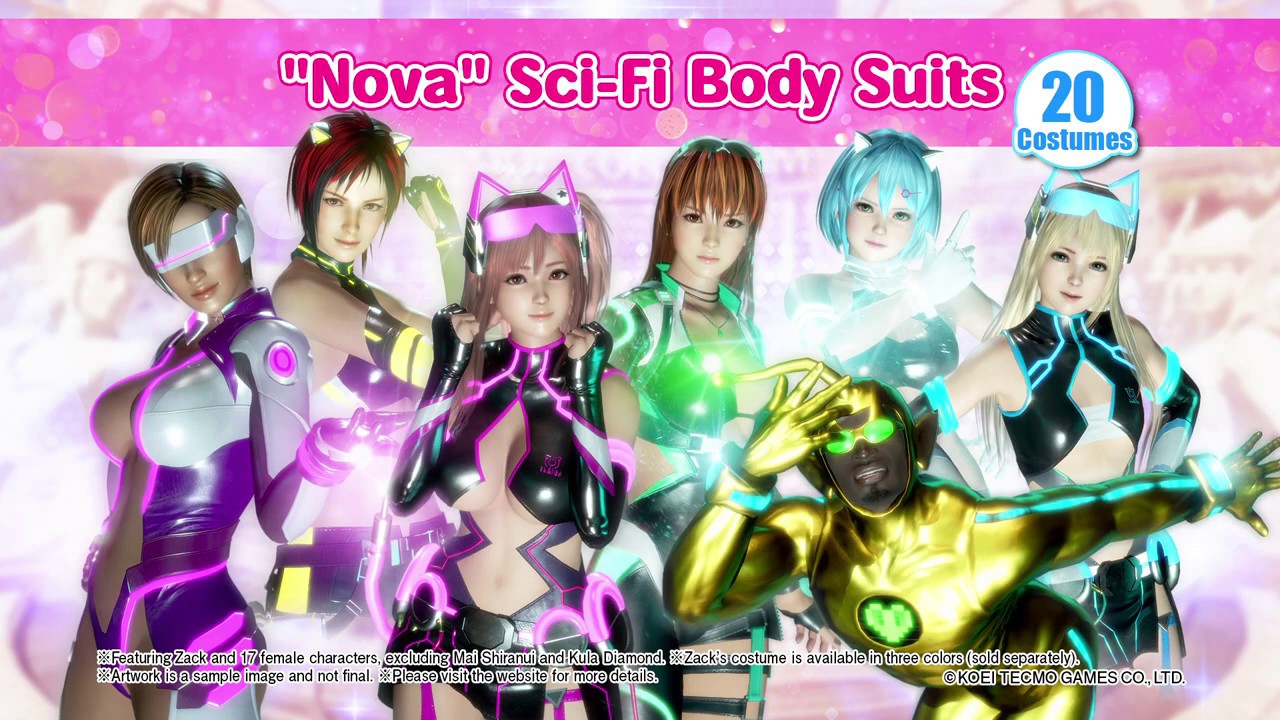 20 костюмов Sci-Fi &laquo;Нова&raquo; для персонажей игры Dead or Alive 6!