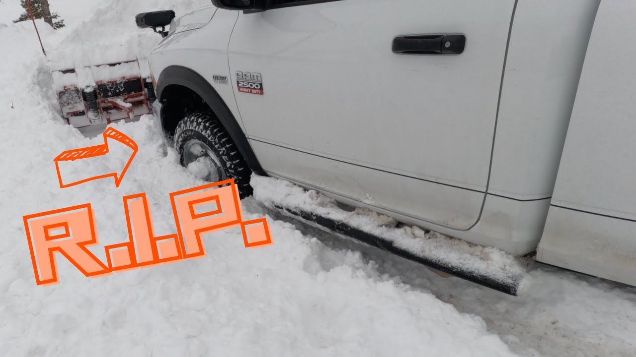 Winter Is Giving It To Us This Year! Plowing Snow