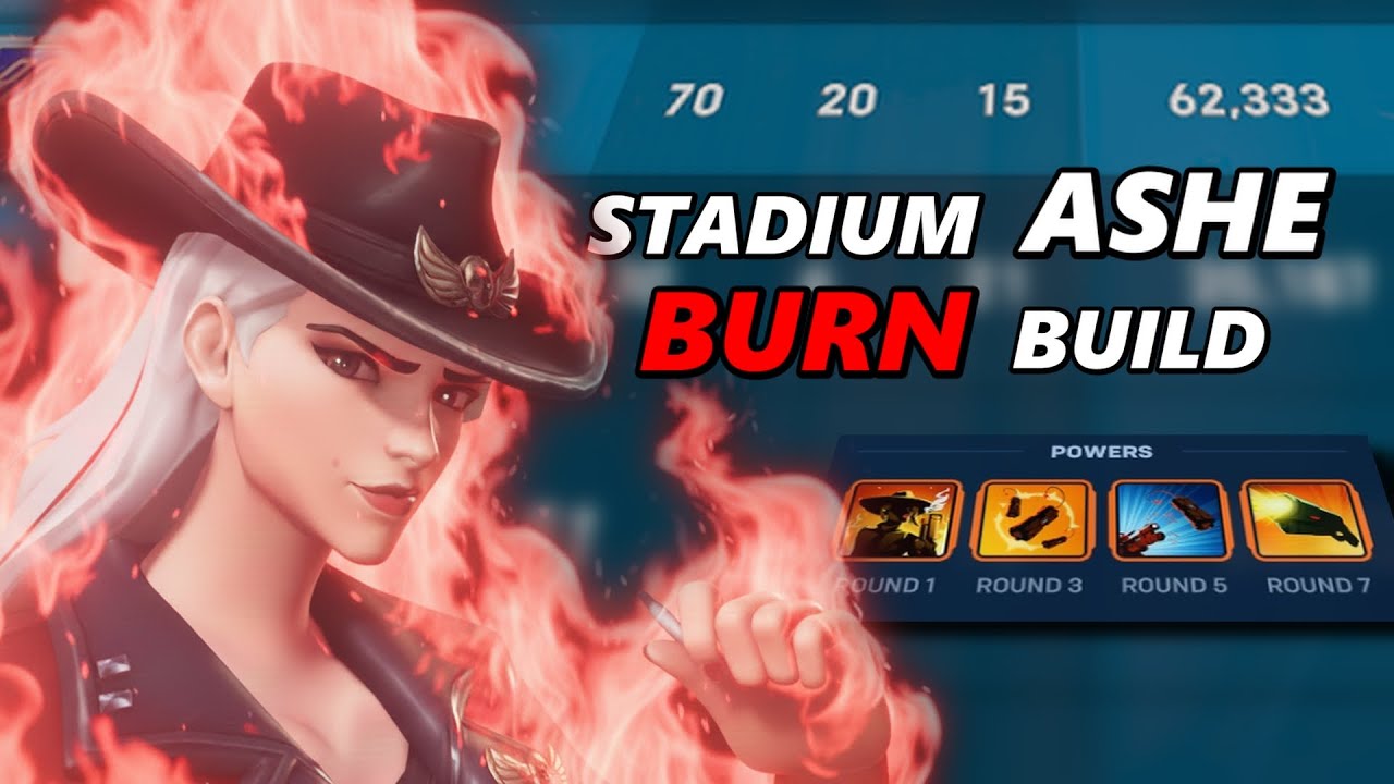 This Ashe Burn Build Broke Stadium || 96K Earnings, 70 Elims, 62k Damage || Overwatch 2
