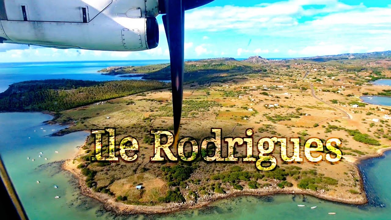 Atterrissage l'île Rodrigues | Landing at Rodrigues Island | Air Mauritius ATR 72