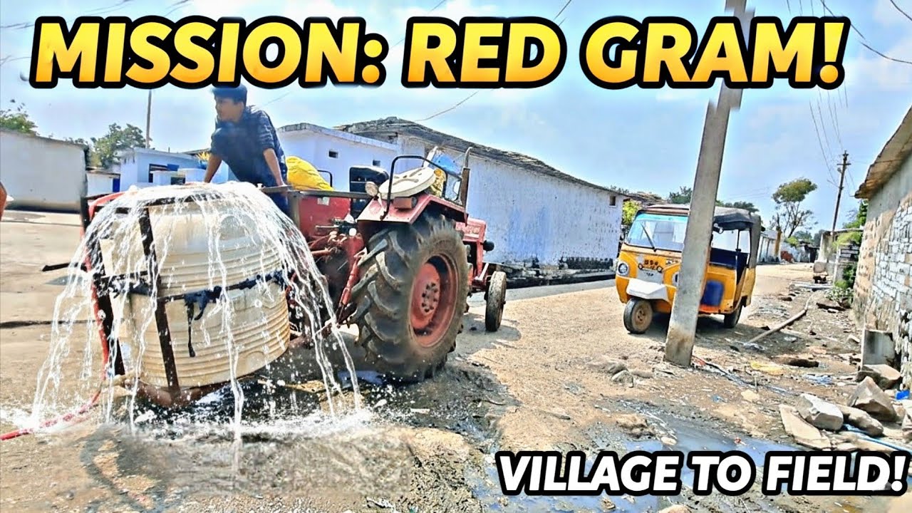 ​🌾 To Save Our Red Gram Crop: Village to Village to Kill the 🌿 Unwanted Weeds!