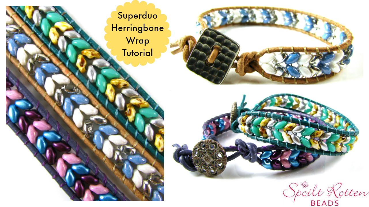 SuperDuo Herringbone Wrap Tutorial