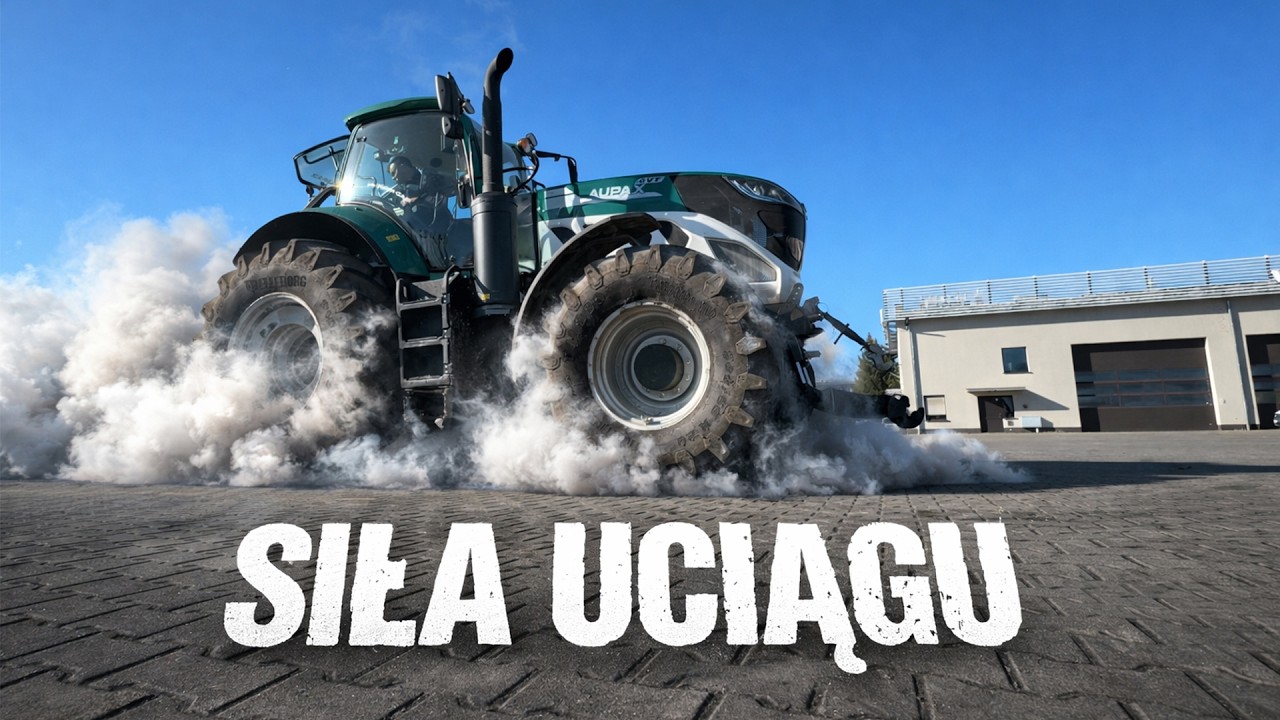 POTĘŻNA SIŁA UCIĄGU CHIŃSKIEGO CIĄGNIKA AUPAX