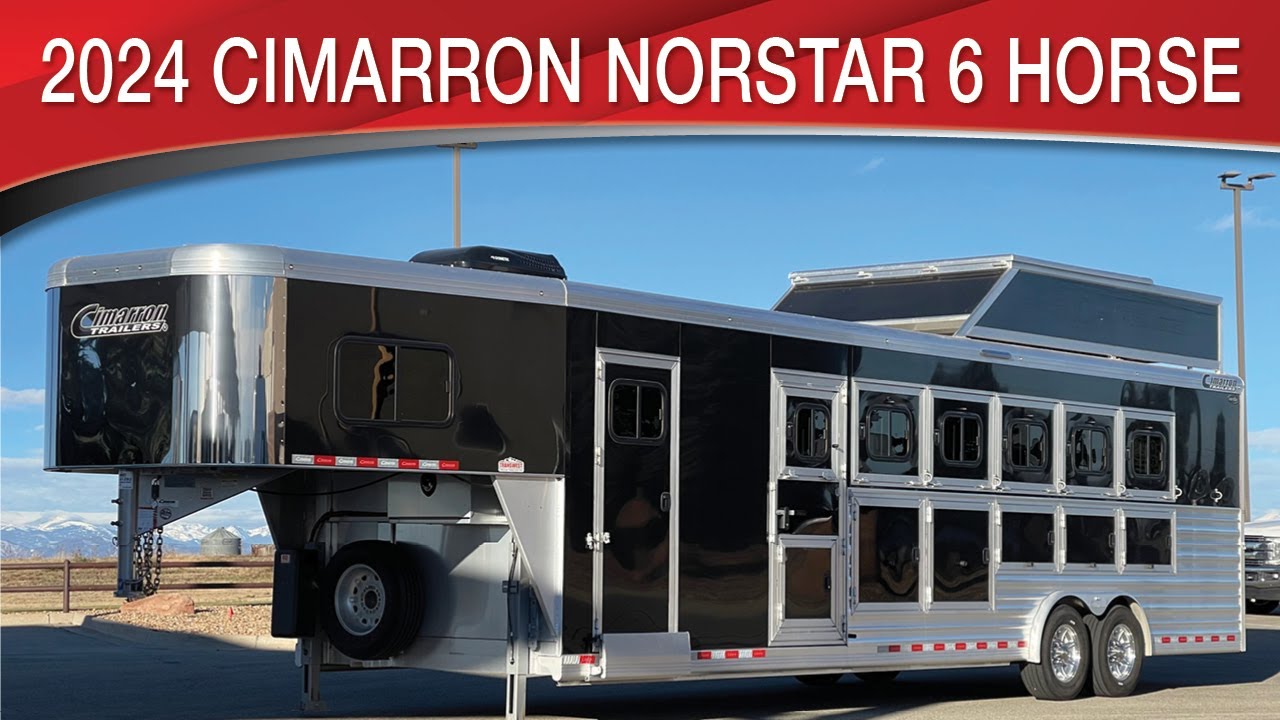 Cimarron Norstar 6 Horse Gooseneck With Weekender Packaged