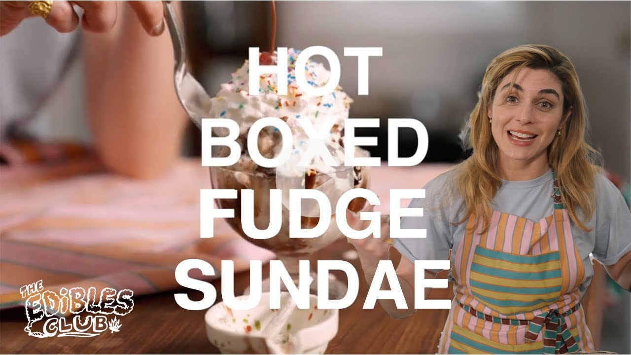 Hot Boxed Fudge Sundae on The Edibles Club
