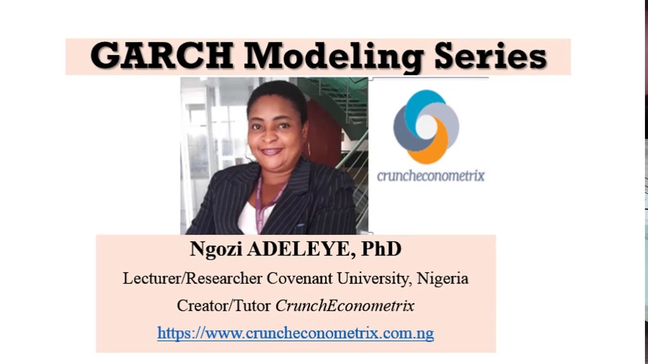Basics of GARCH Modeling    #garch #garchmodeling #financialeconometrics #garch-m #tgarch #egarch