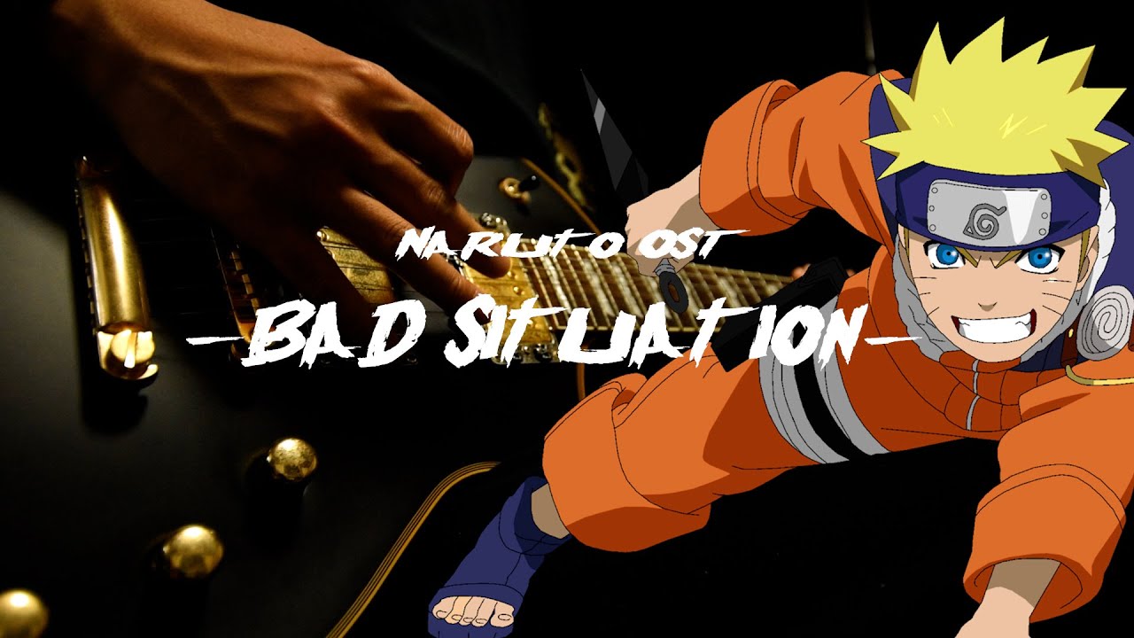 【ナルト】Naruto OST Bad Situation Guitar Remix Metal/Rock【弾いてみた】