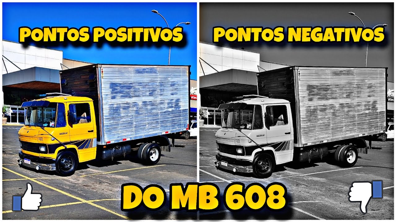PONTOS POSITIVOS E PONTOS NEGATIVOS DO MB 608 NA MINHA OPINIÃO (DONO)