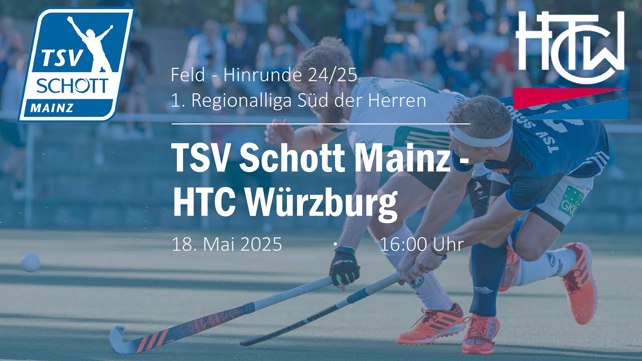1. Herren TSV Schott Mainz vs. HTC Würzburg // Feldsaison 2024/25