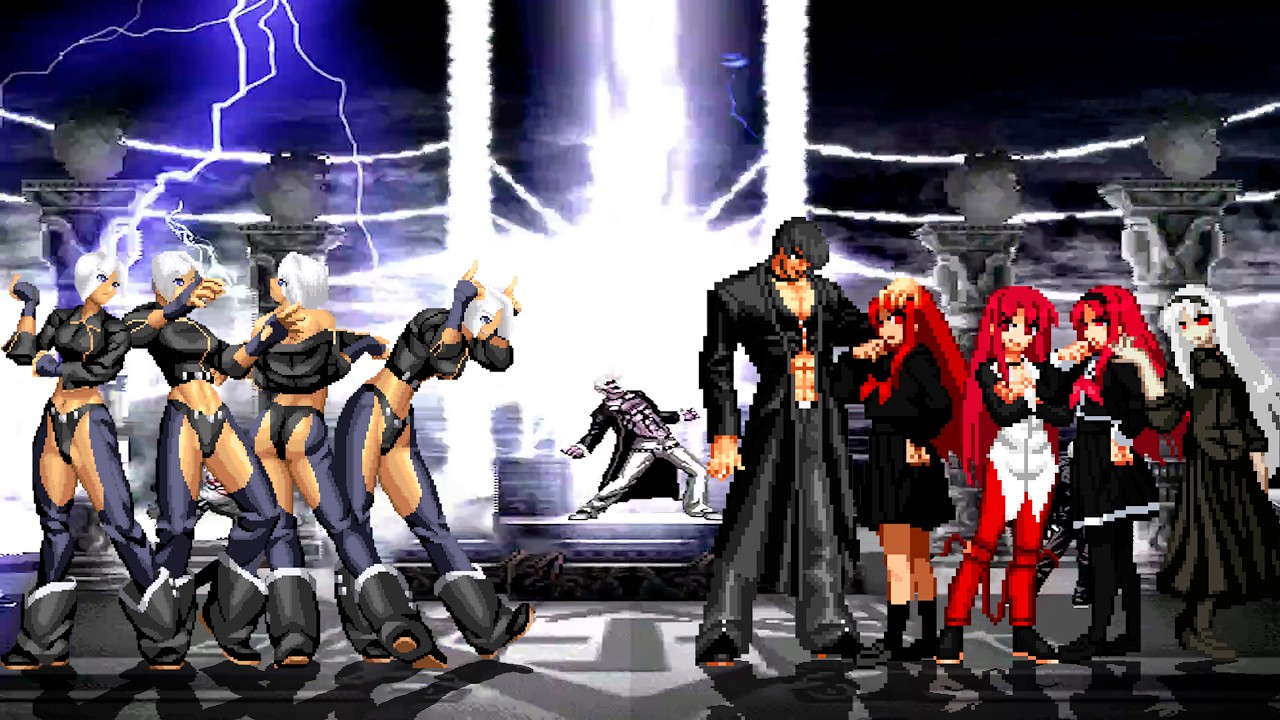 [KOF Mugen] Команда Ангелов против команды Акиха Ягами