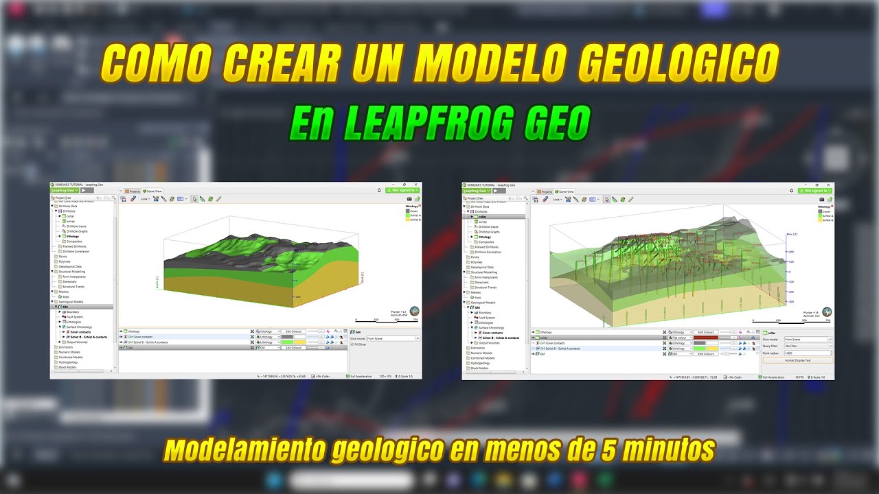 Como crear un MODELO GEOLOGICO en LEAPFROG GEO // Super Fácil