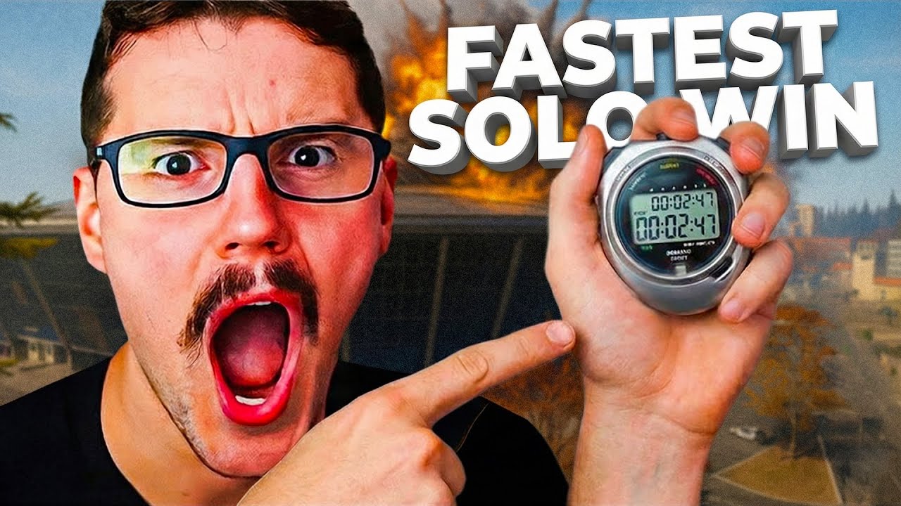 Самая быстрая в мире победа в одиночной игре Warzone