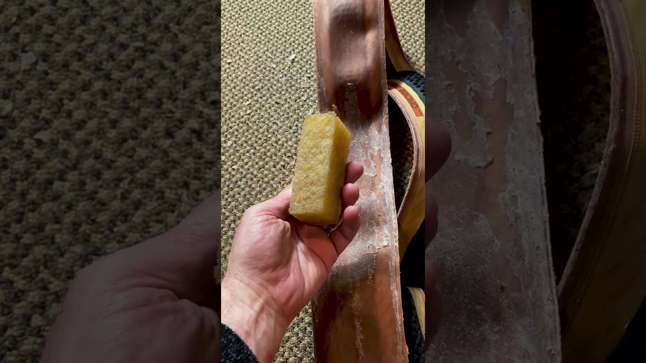 Удалите засохший герметик для бескамерных шин. #бескамерный