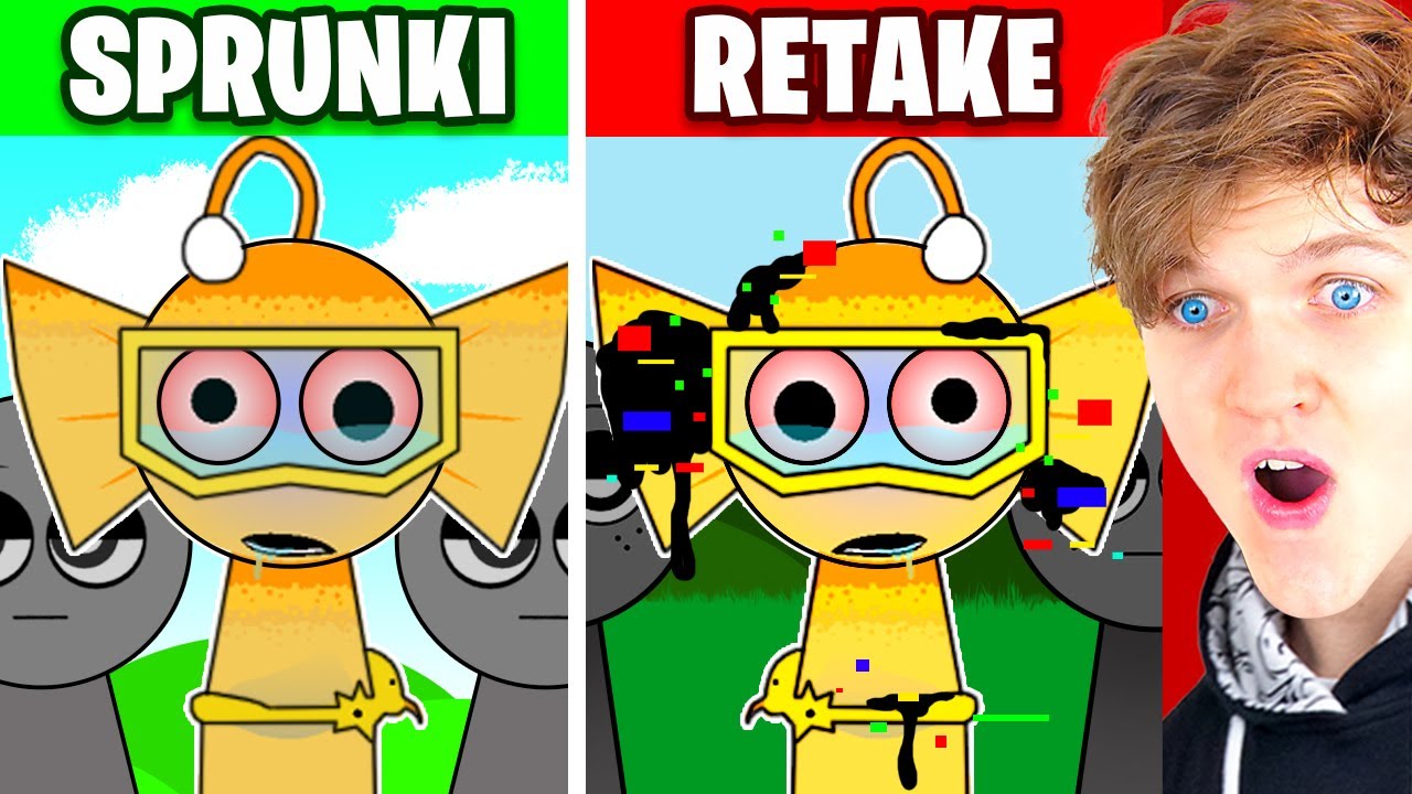 SPRUNKI RETAKE против ОБЫЧНОГО SPRUNKI!? (Все старые и новые Sprunki!)