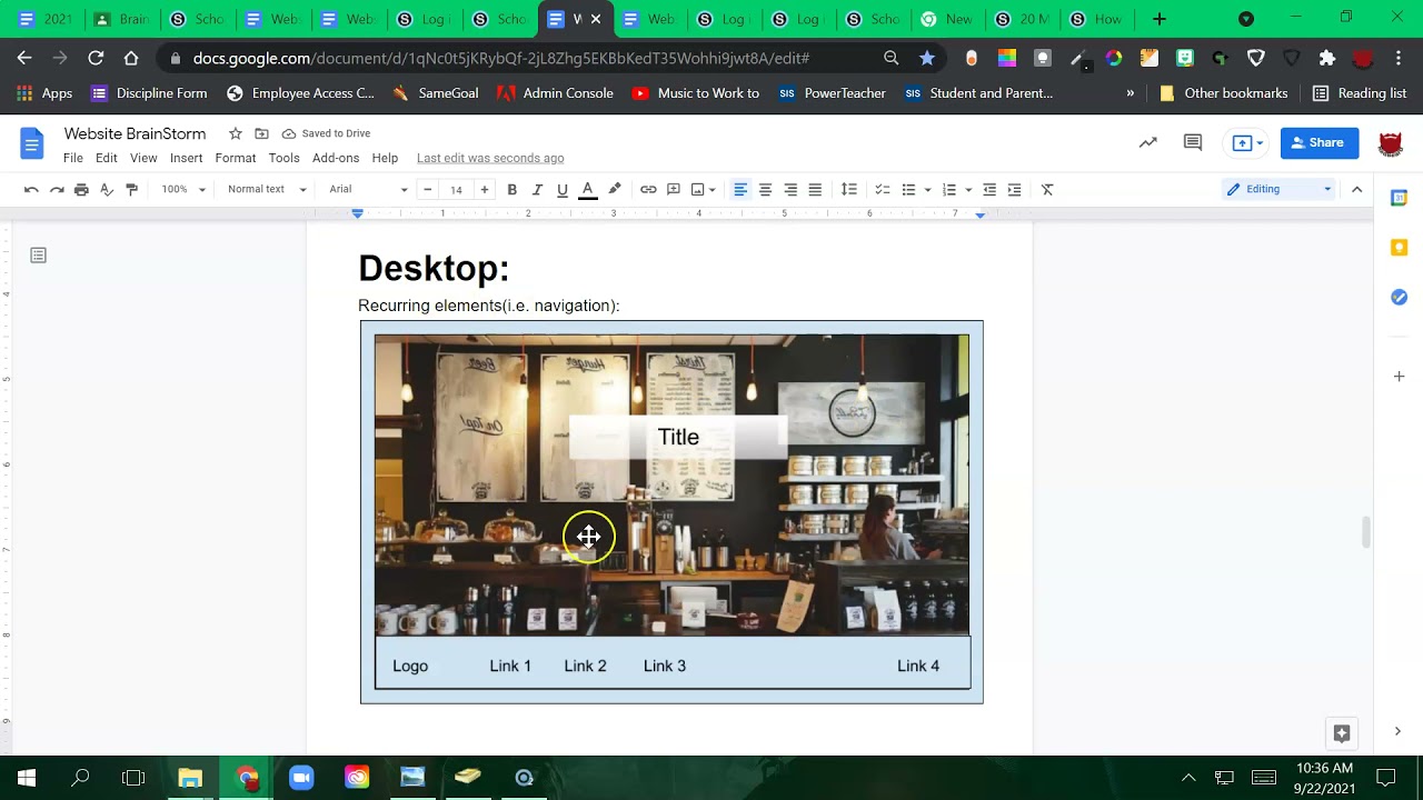 Wireframing with Google Drawings