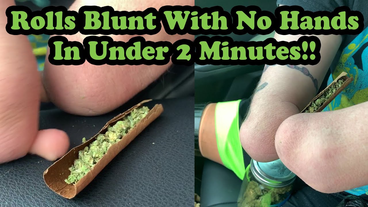 NUBS Rolls Blunt w/ No Hands In 2 Minutes in a Car!   (Odd Squad Family)