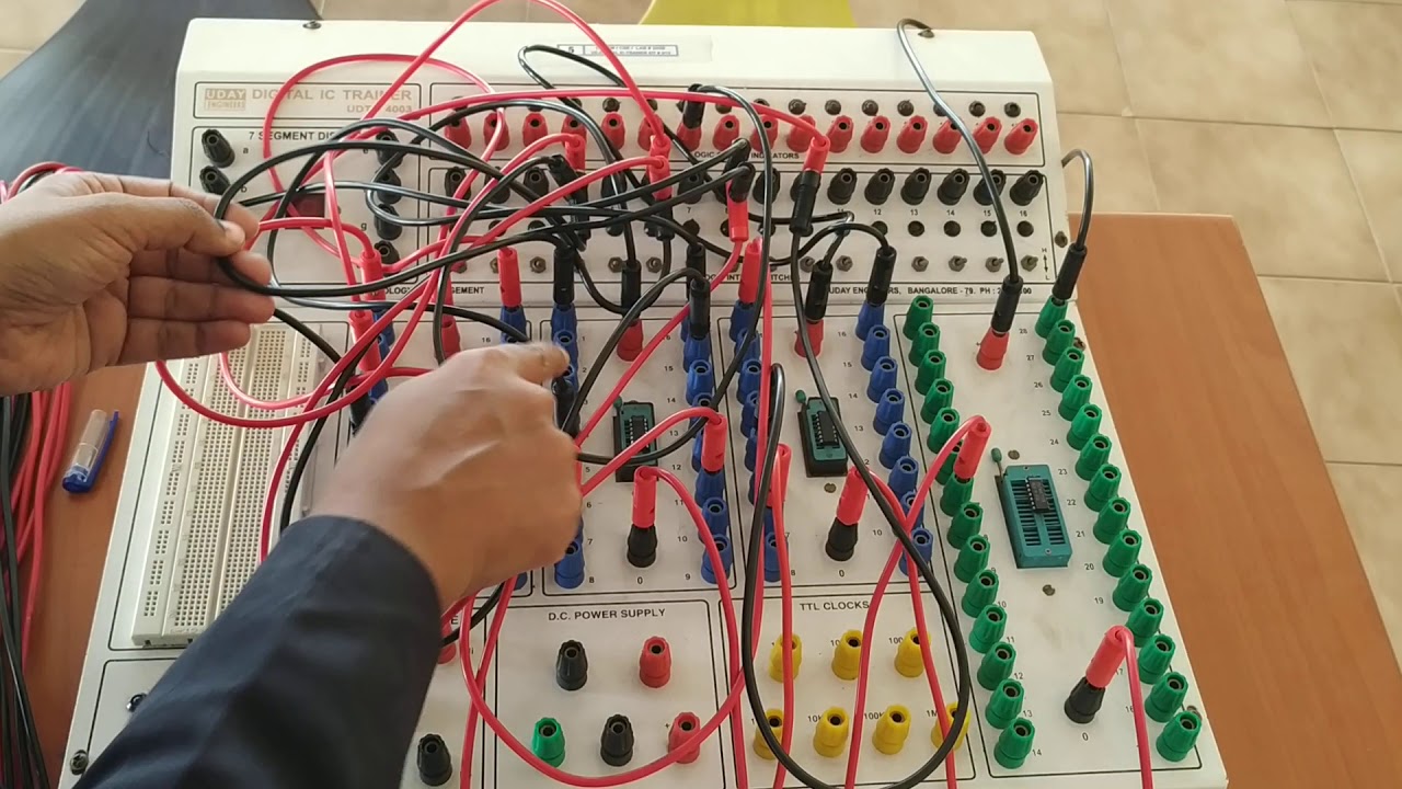 ADE lab(18CSL37) experiment 7: g-b and b-g code converter- part 2