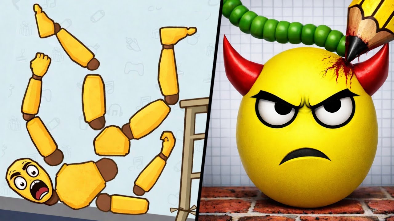 🤣 Ragdoll Break - Kick Loser 🆚 Draw To Smash | All Ragdoll Break Gameplay,2048 Gameplay #0081.