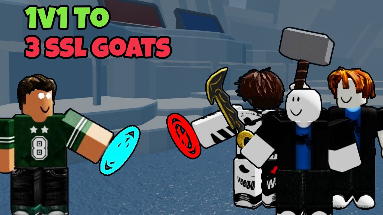 Roblox 1v1 to 3 Super Striker League Goats | Roblox
