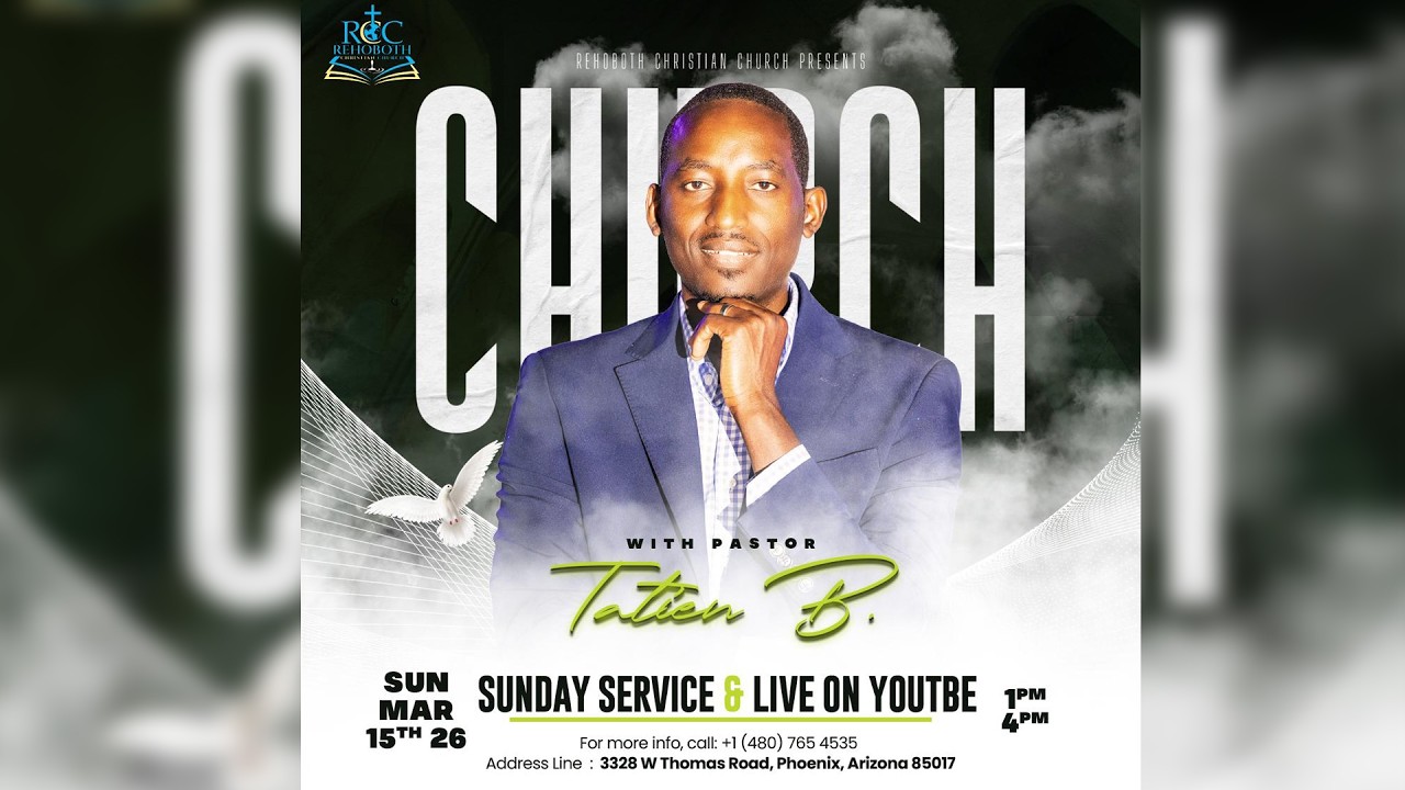 Sunday Service –  RCC - March 15st 2026