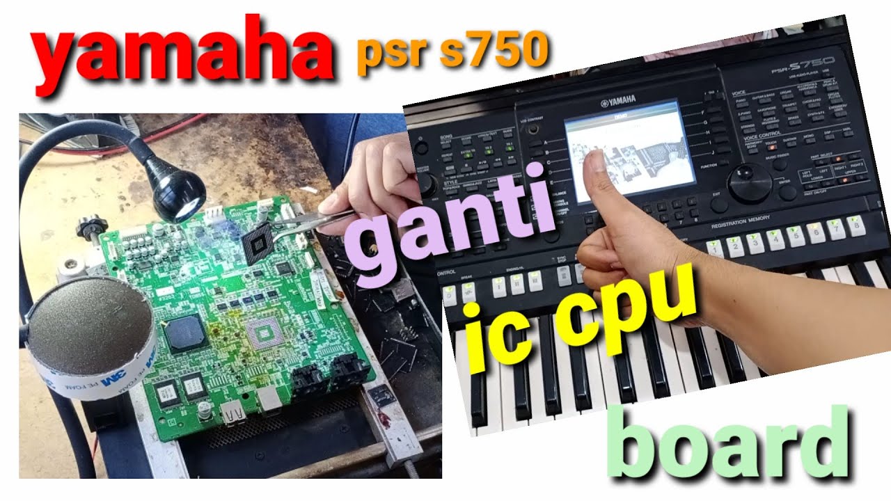 Service keyboard yamaha psr s750 rusak parah. Wa 085730661819