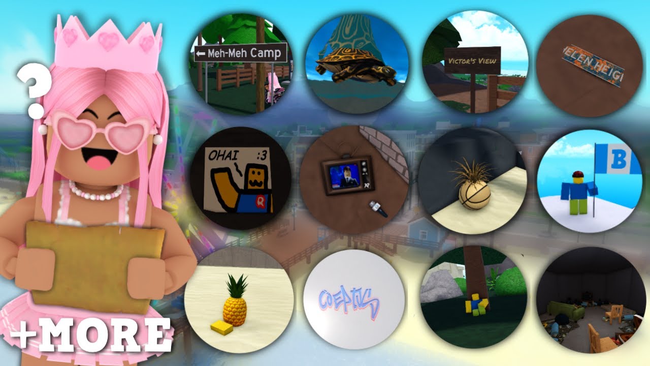 EVERY SECRET/EASTER EGG IN THE NEW BLOXBURG MAP!