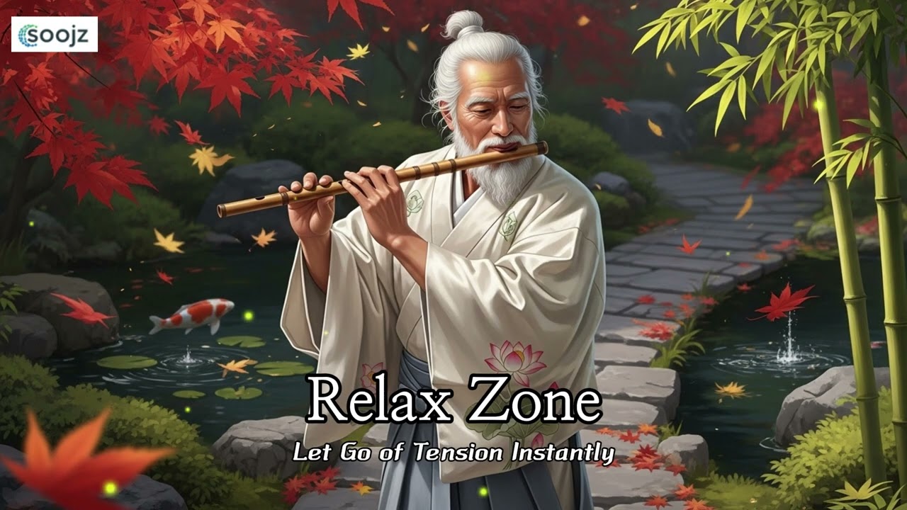 Zen Meditation | Japanese Bamboo Flute Relax Zone | Release tension and  embrace calm