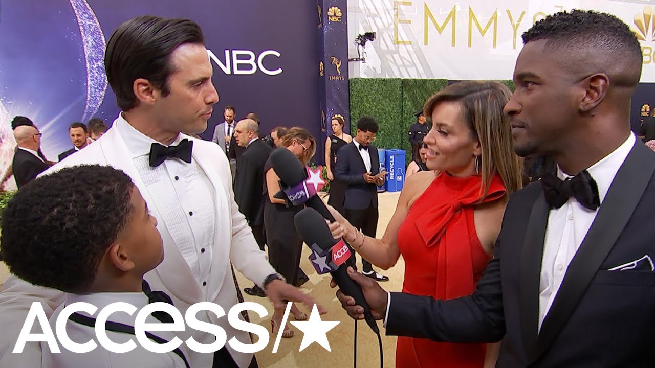 Milo Ventimiglia Crashes His 'This Is Us' Son Lonnie Chavis' 2018 Emmys Interview | Access