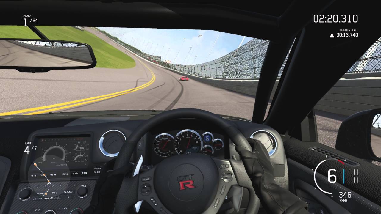 Forza Motorsport 6 Nissan GTR Black Edition R894 2012 @ Daytona Tri Oval vs unbeatables