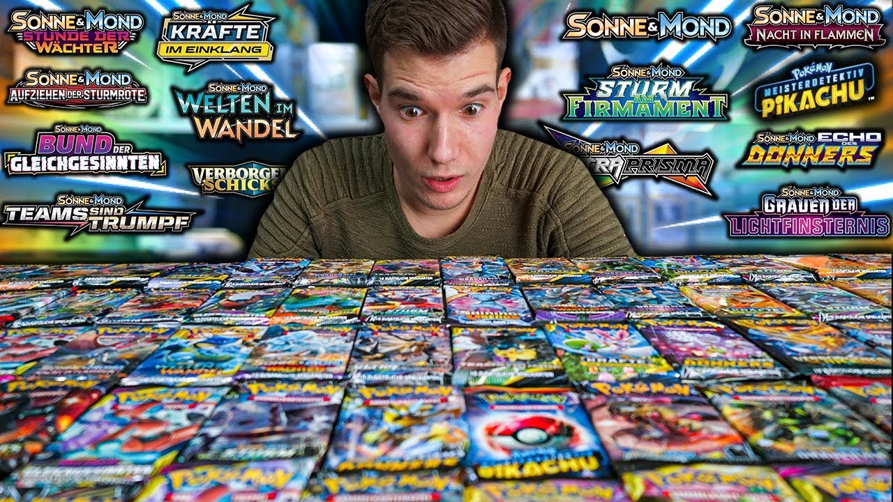 Wir öffnen ALLE Pokémon Sonne & Mond Booster XXL Opening