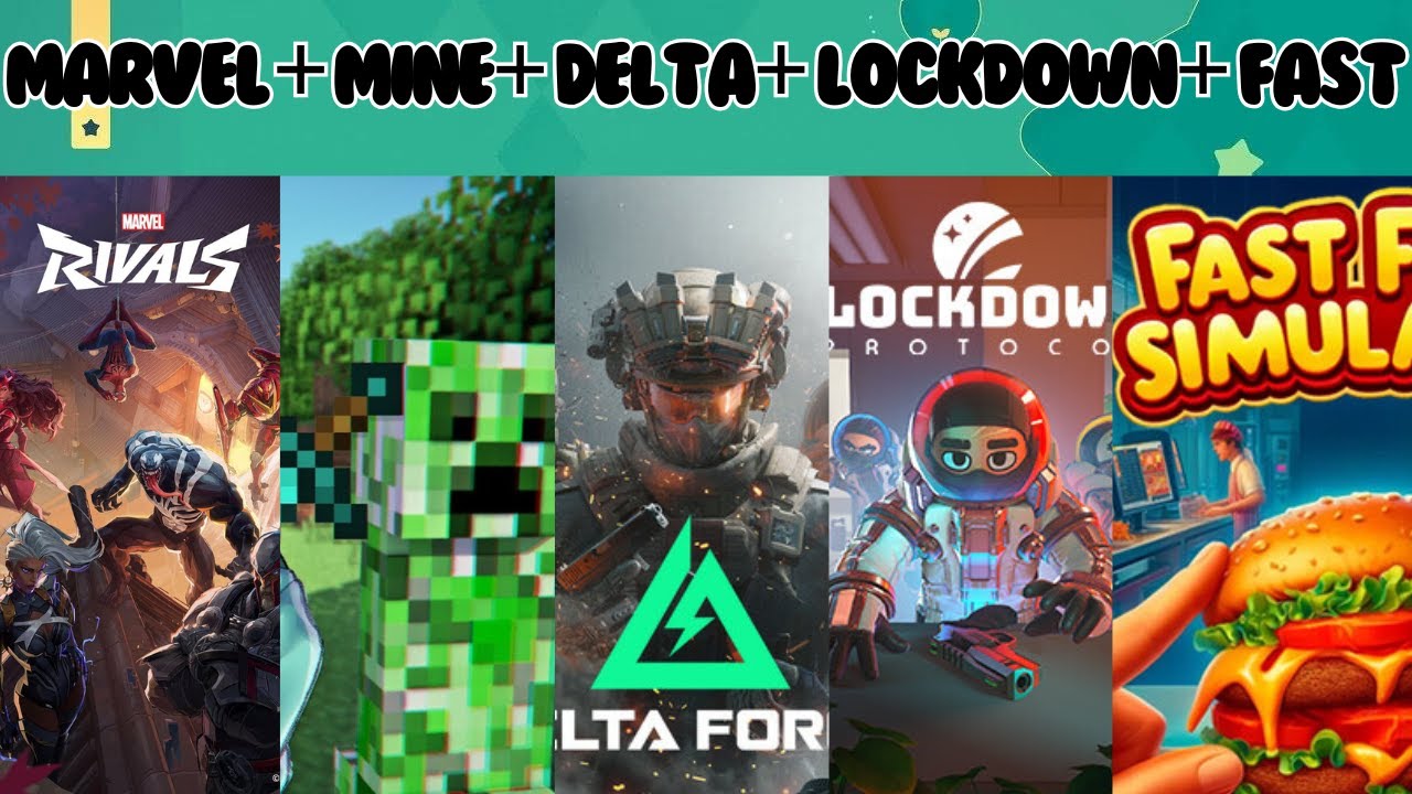PLAYING MARVEL RIVALS [Marvel, Minecraft, Delta Force, LOCKDOWN, Fast Food] [VOD 12/9/24]