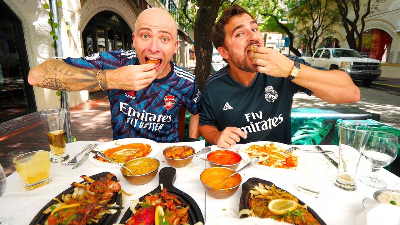 Eating INDIAN FOOD with SUBSCRIBER in Miami #2!!