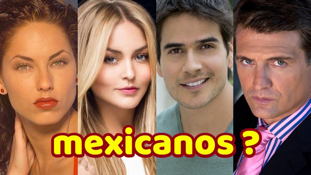ATORES DE NOVELAS MEXICANAS QUE NÃO SÃO MEXICANOS