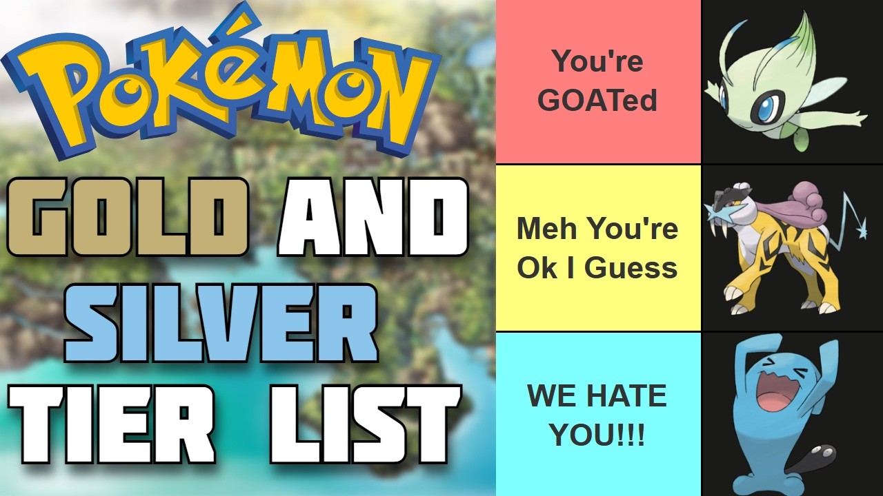 The DEFINITIVE Pokémon GOLD And SILVER TIER LIST...