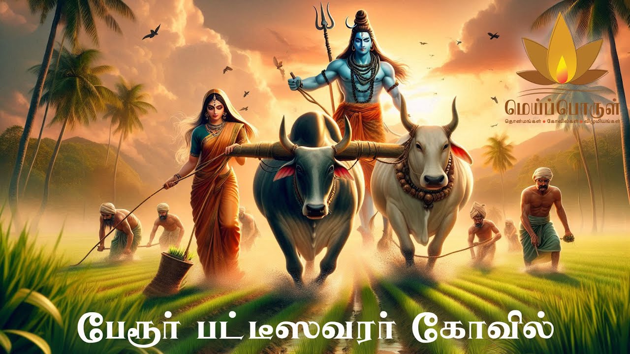 விவசாயம் செய்யும் சிவபெருமான்-பேரூர் பட்டீஸ்வரர் கோயில்/Perur Pateeswarar temple,Coimbatore