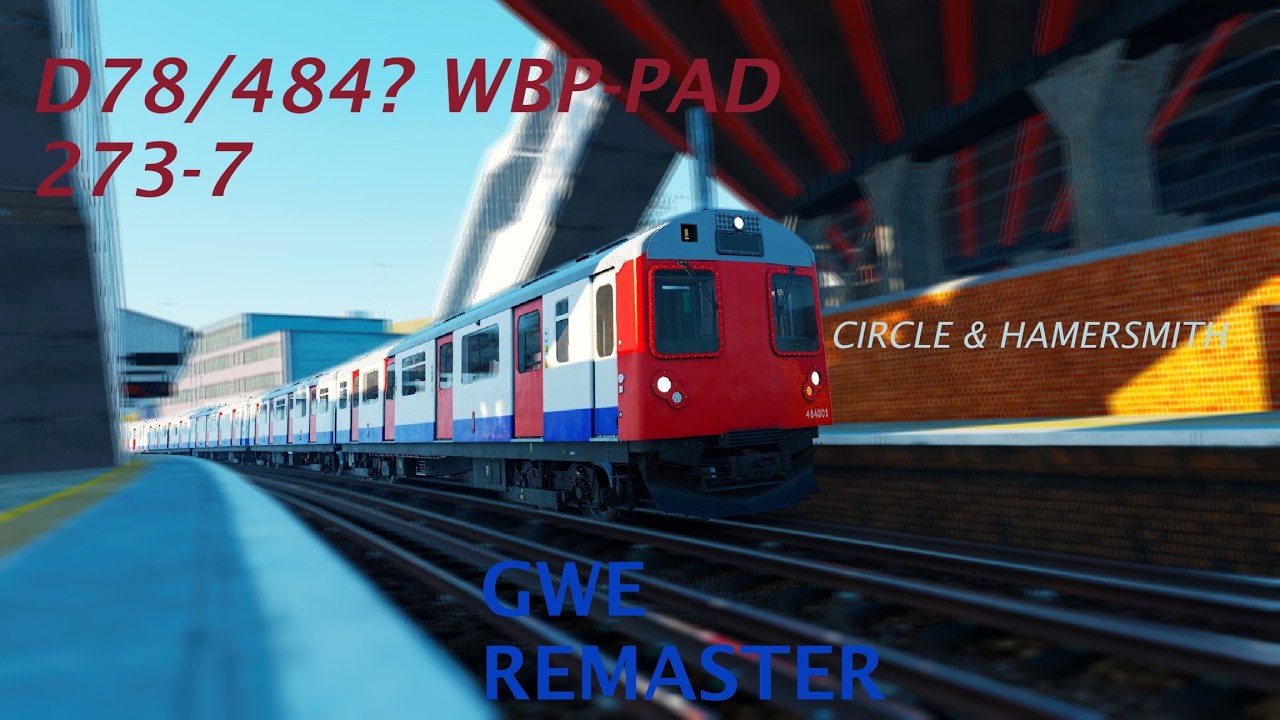 D78(484)Westbourne park - London Pad| C&HC lines |TSW6|GWE remaster!!